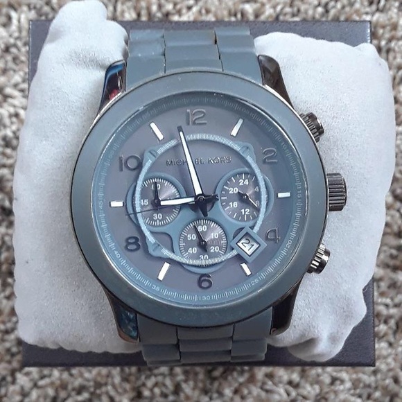 Michael Kors Accessories - Michale Kors gunmetal chrono Watch